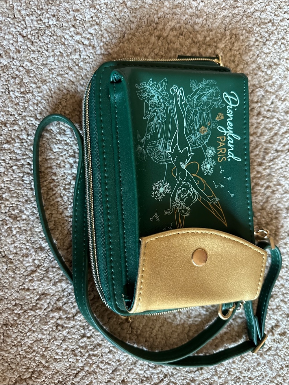 Disneyland Paris Tinkerbell phone wallet